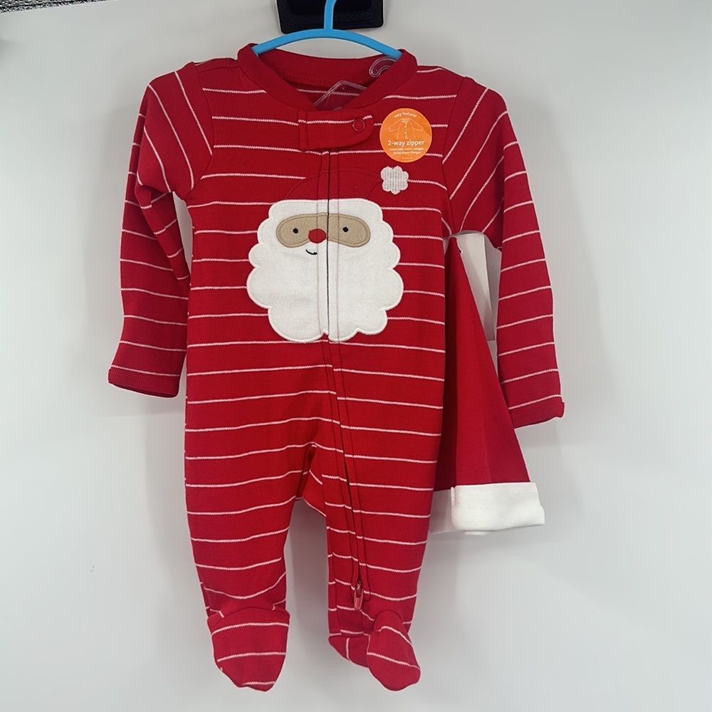 Just One You by CARTERS NWT Santa 2 ok Bundle Sz‎ Newborn - Picture 6 of 13